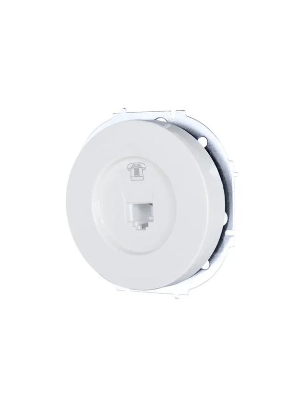 Розетка телефонная СП OSEN RJ11 евро механизм белая LEZARD 743-0288-137