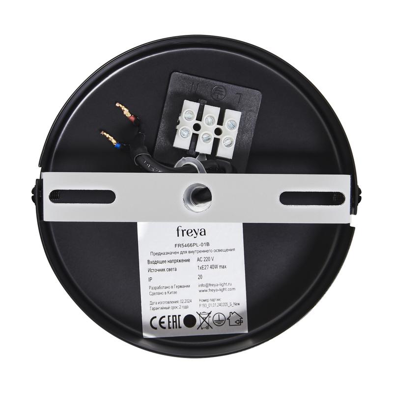 Светильник Enface 40Вт E27х1 IP20 подвесной Freya FR5466PL-01B