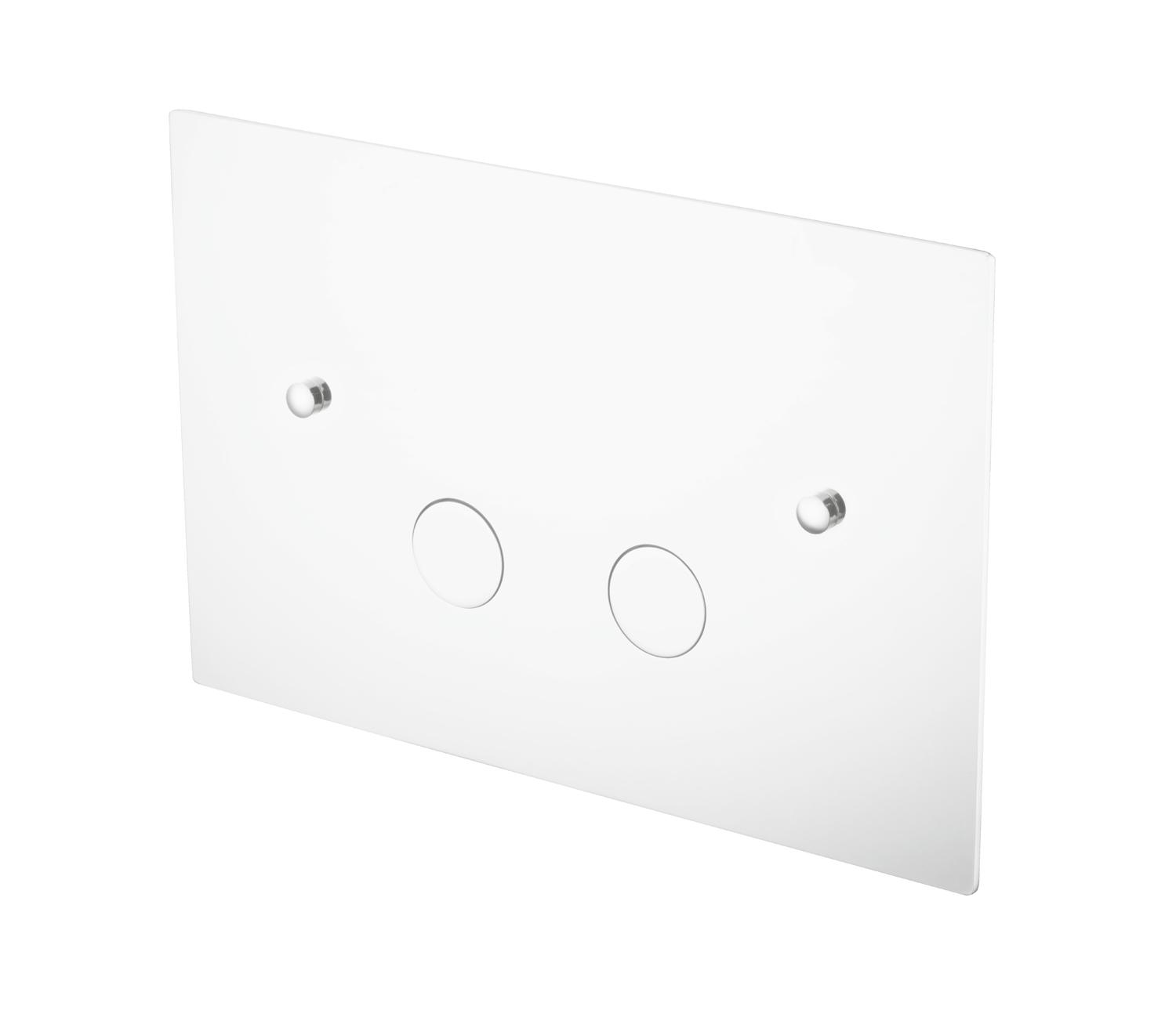 Кнопка для инсталляции латунь MATT WHITE ультраплоская