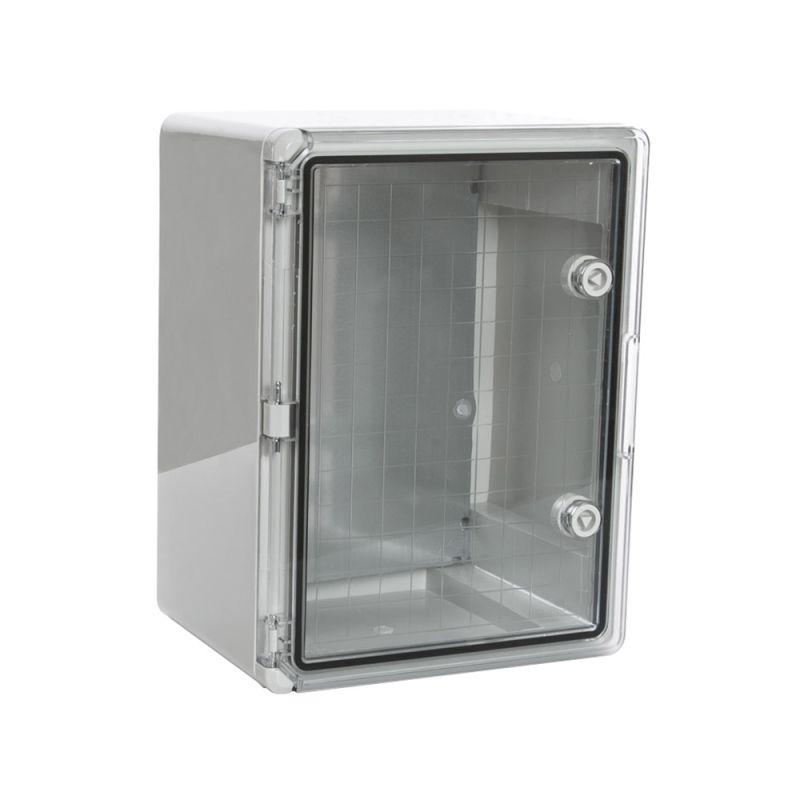 Корпус пластиковый с монтажной панелью ЩМП IP65 прозр. дверь 400х300х220 Промрукав PR08.26512