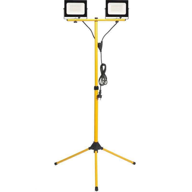 Прожектор светодиодный СДО 06-2x50Ш 6500К IP65 штатив черн. IEK LPDO606-2X050-65-K02