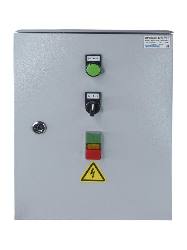 Ящик управления освещением ЯУО9602-3474 У3.1 IP54 25А фотореле Электротехник ET100280