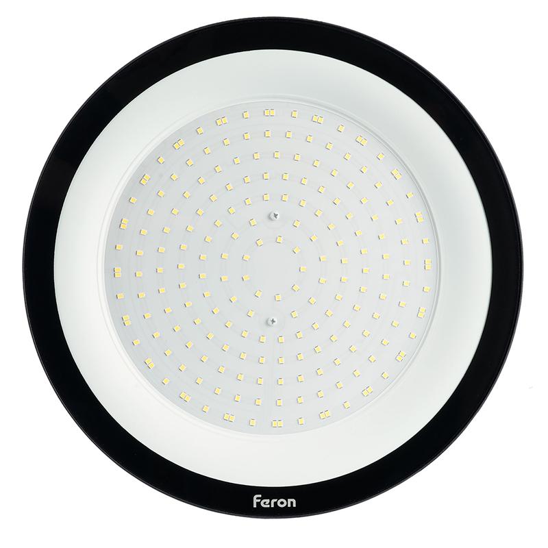 Светильник складской 2835 SMD 150Вт 120град. 6400К IP65 AC230/50Гц черн. AL1007 FERON 52083