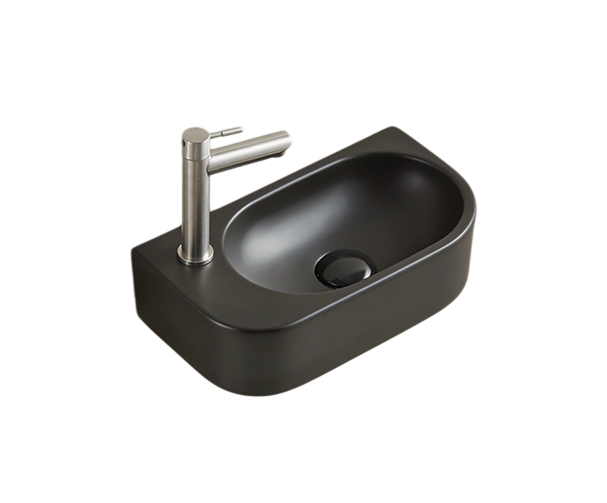 Раковина Gid Bm9274R 62204R подвесная черная матовая 40x21.5x12