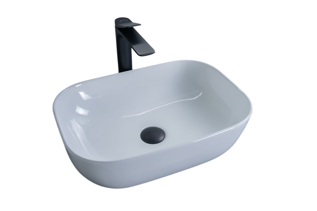 Раковина Gid D1333 51183 накладная белая 46x32.5x13.5