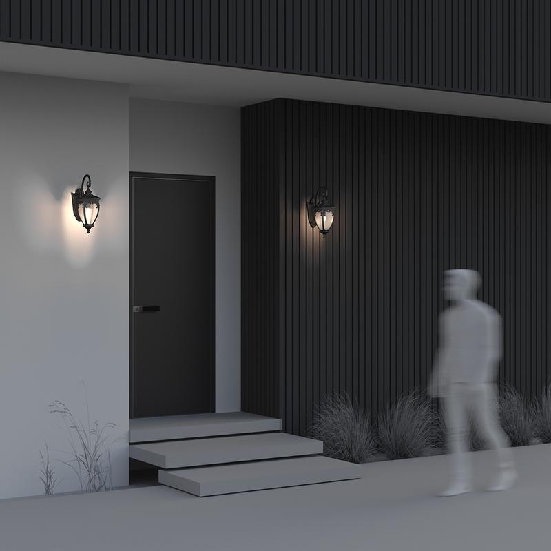 Светильник Fleur 1х60Вт E27 IP44 бра настен. Maytoni O414WL-01BZ