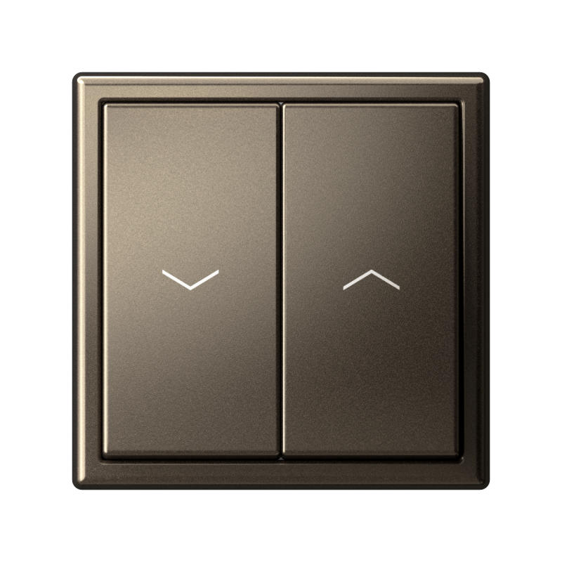 Выключатель для жалюзи 2-кл. ArtGallery 2х (сх. 4) 10А быстрозажим. клем. механизм мокко SE GAL000619S