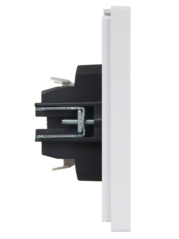 Выключатель 2-кл. СП FORTE&PIANO 10А FP205 бел. IEK FP-V20-0-10-1-K01