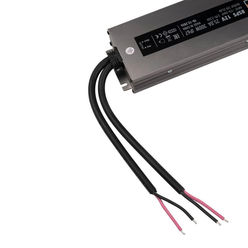 Блок питания для светодиод. ленты BSPS 12В 25.00А=300Вт IP67 JazzWay 5062085