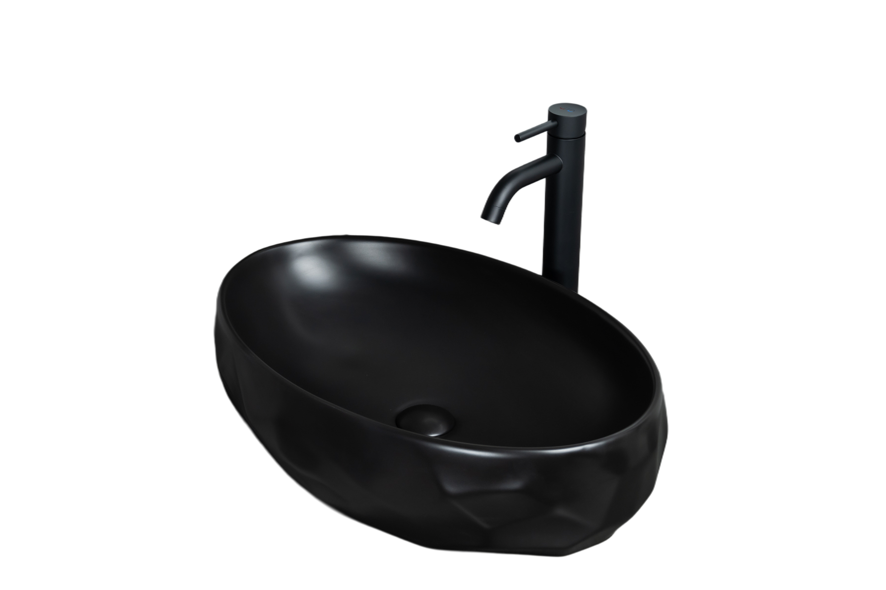 Раковина Gid Bm9030wx 53385 накладная черная матовая 60x40x15