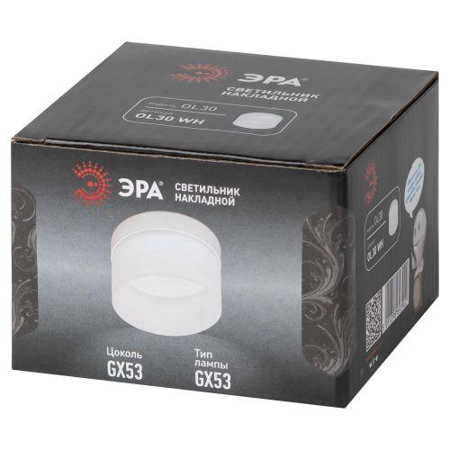 Светильник OL30 WH GX53 настенно-потолочный спот бел. Эра Б0056359