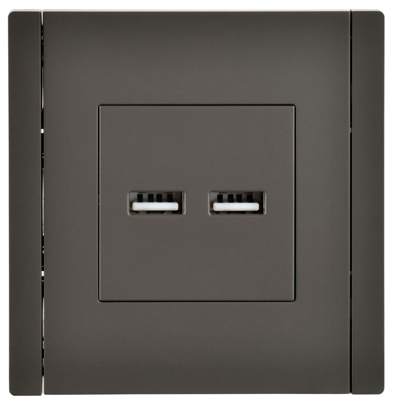 Розетка USB A+A 3.1А FORTE&PIANO FP349 сер. IEK FP-U21-D31-K03