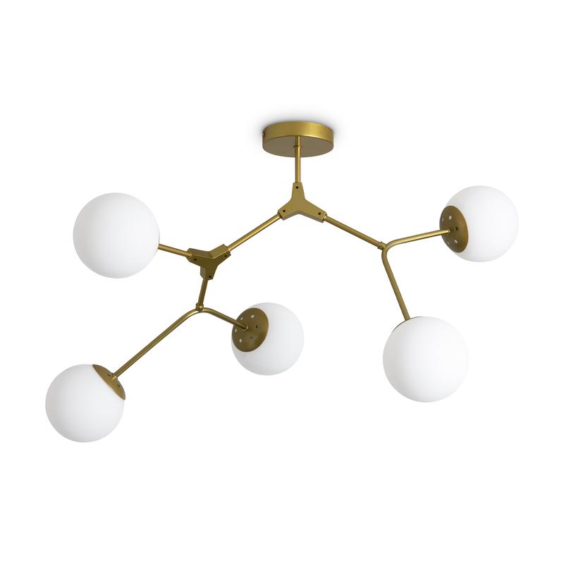 Светильник потолочный SkIP5х15Вт E27 IP20 Freya FR5497PL-05G