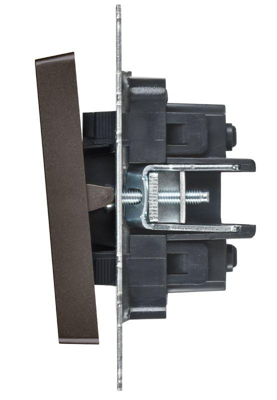 Выключатель перекрестный 2-кл. СП BRITE ВС10-2-3-БрТБ 10А механизм бронза IEK BR-V23-0-10-K45