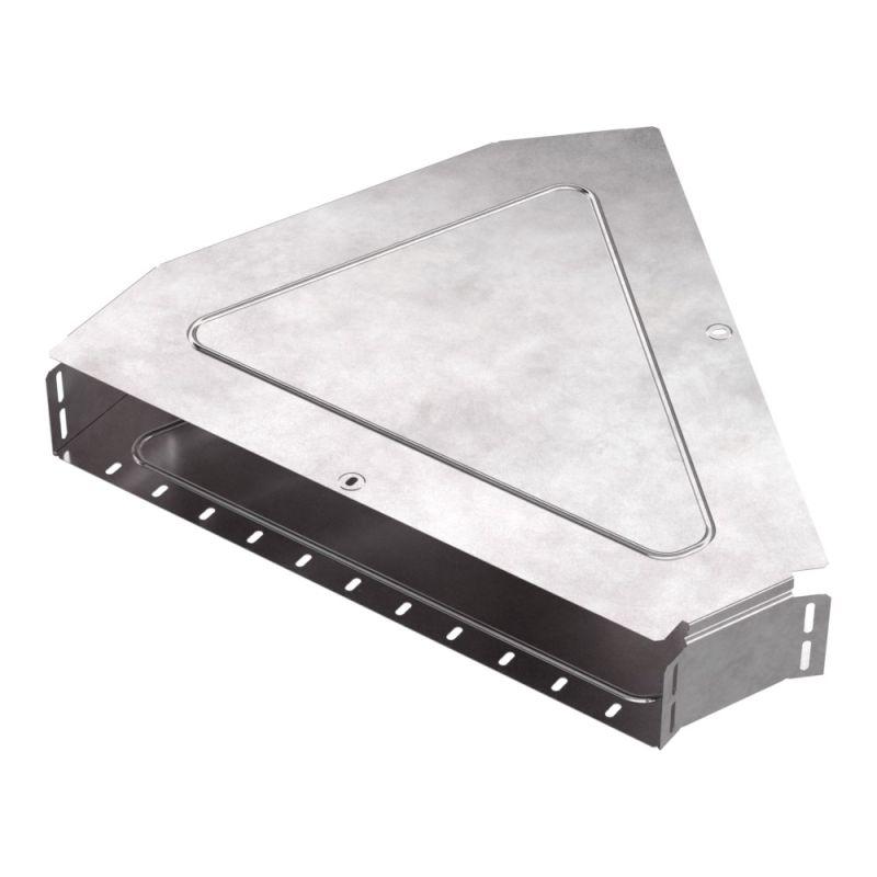 Угол горизонтальный 45град. 600х100 0.8мм с крышкой Стандарт Промрукав PR16.0621