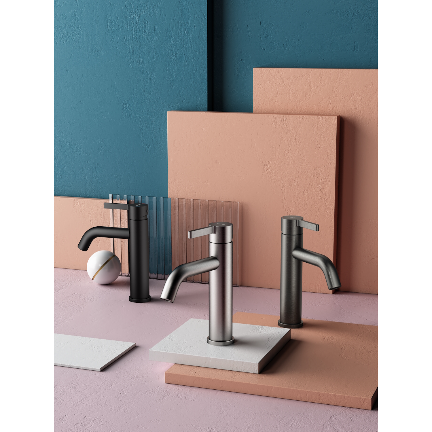 Смеситель для раковины Splenka S221.10.09, графит