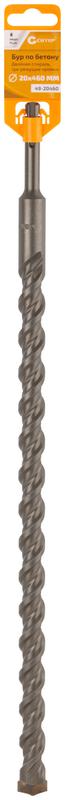 Бур по бетону Profi Plus двойн. спираль три пылеотводящие кромки 20х460мм Cutop 49-20460