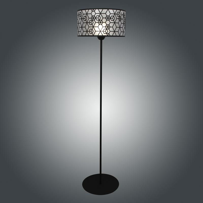 Светильник "Нордика" ННБ 63-60-021 шнур черн. (ИМ) напольный (торшер) черн. муар Элетех 1005405245