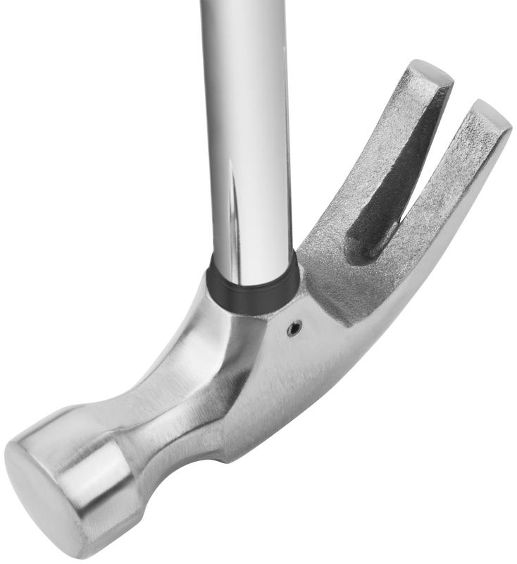 Молоток-гвоздодер 27мм 450г метал. ручка; резинов. рукоятка КУРС 44613