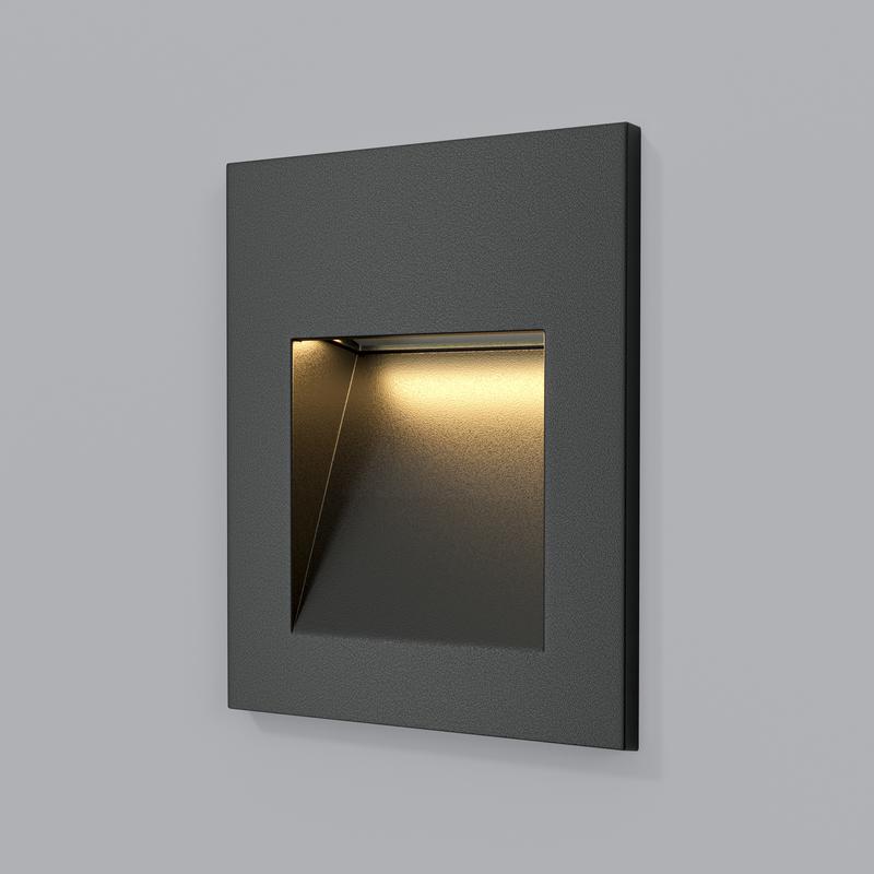 Светильник светодиодный Arca 3Вт 3000К IP65 подсветка для лестниц Maytoni O038-L3B