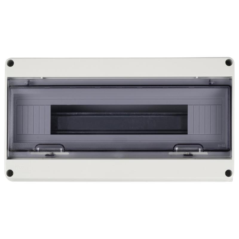 Бокс модульный накладной PDB/W 4018 GR (ЩРН-ПГ-18) IP65 пластик. Pro JazzWay 5072121