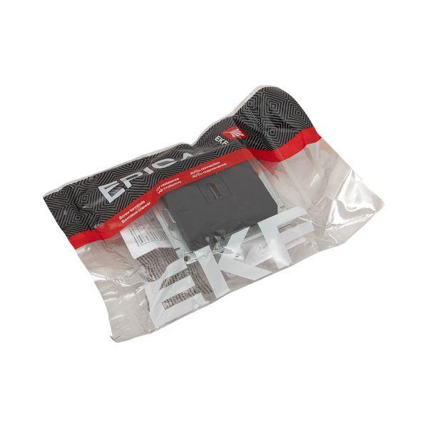 Розетка СП Эпика HDMI механизм черн. EKF UP1-SOB-HDMI