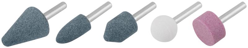 Набор шарошек абразивные по металлу большие (уп.5шт) FIT 36467