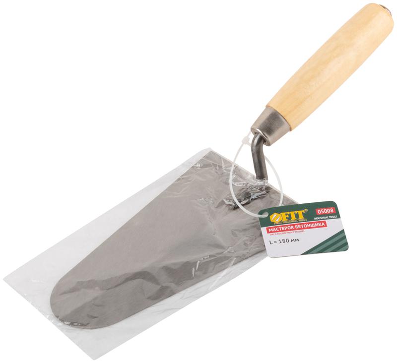 Мастерок бетонщика профи 180мм FIT 05008