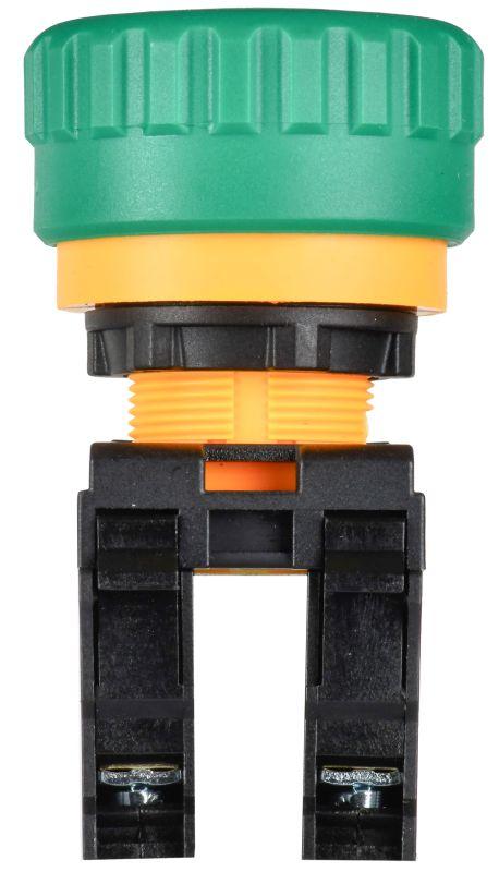 Кнопка "Грибок" 1НО+1НЗ MASTER поворотн. с фиксацией зел. IEK MI-BG60-11ZS-3-23-K06