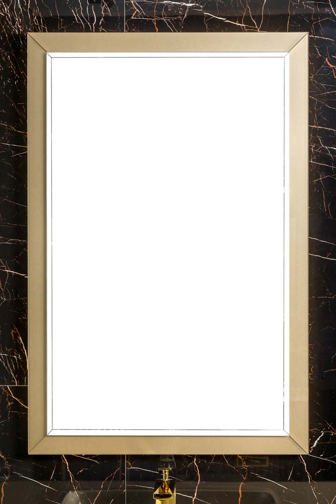 Зеркало Dolce Светлое золото 105x70см