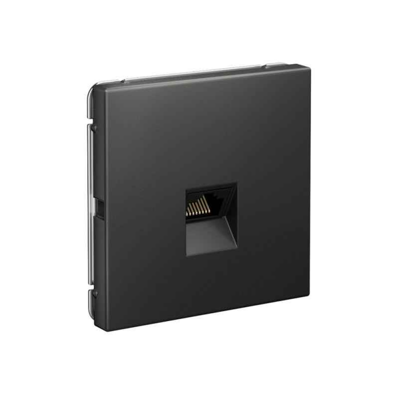 Розетка компьютерная ArtGallery RJ45 кат.6A механизм базальт SE GAL001486