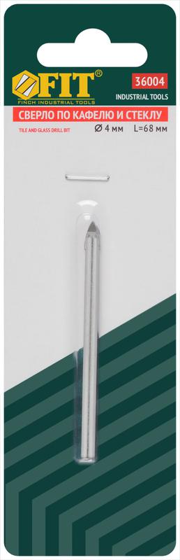 Сверло по кафелю 4мм FIT 36004