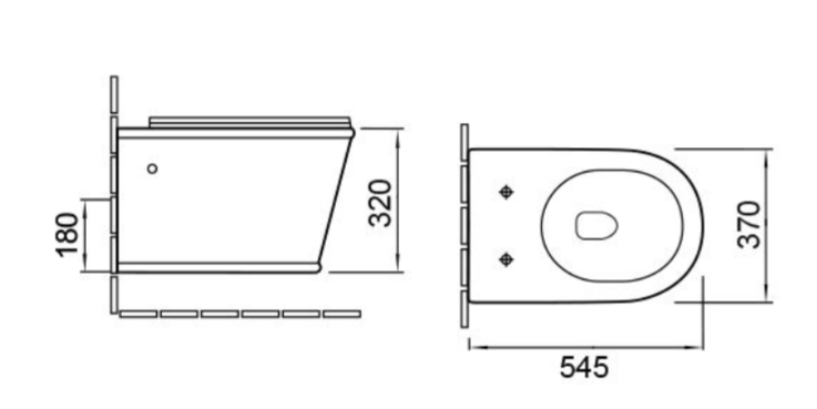 Унитаз подвесной (сиденье микролифт) SL-5009