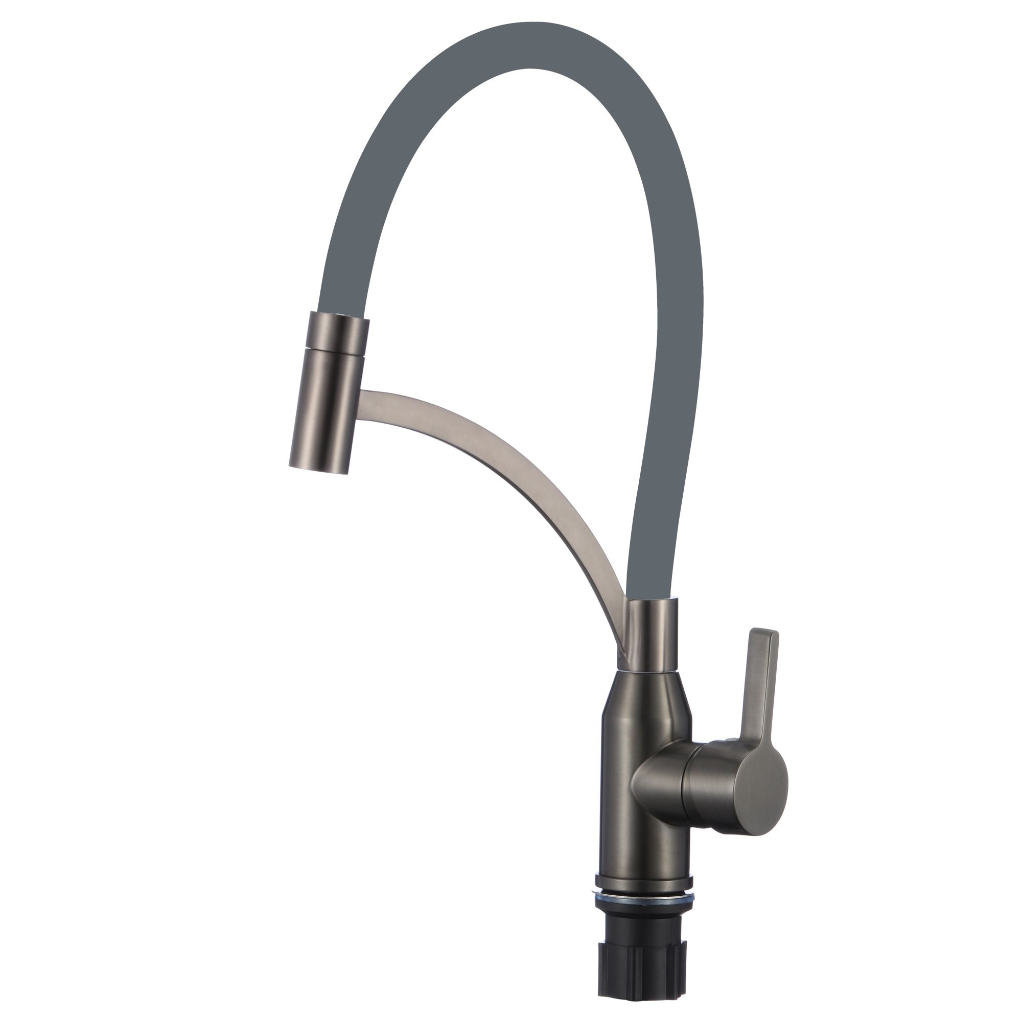 Смеситель для кухни Fmark FS8244Q-04, графит