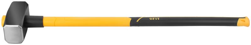 Кувалда кованая 900мм 6кг фибергласовая обратная усилен. ручка FIT 45253