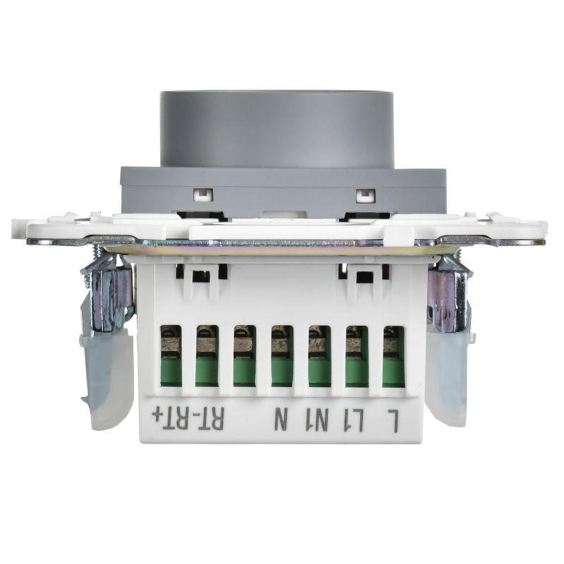 Термостат электронный SKANDY SK-T01Gr с индикацией сер. IEK SK-RT11-K03