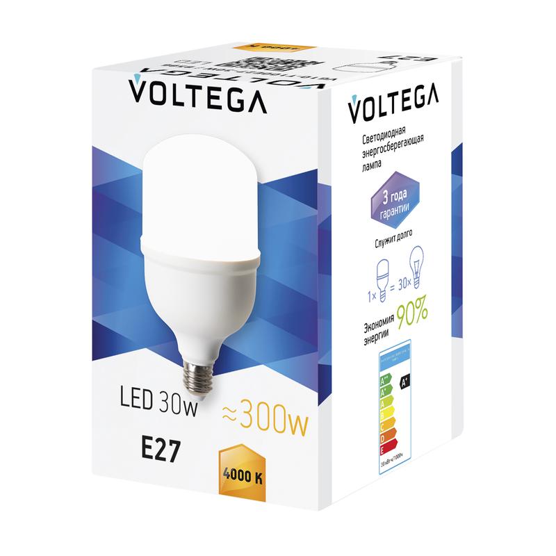 Лампа светодиодная T100 30Вт 4000К E27 IP20 Voltega 8586
