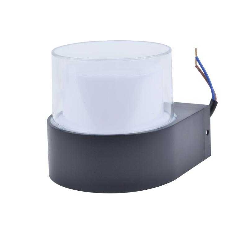 Светильник светодиодный ULU-P21A-5W/4000K IP65 BLACK 4000К уличный архитектурный накладной черн. Uniel UL-00010515