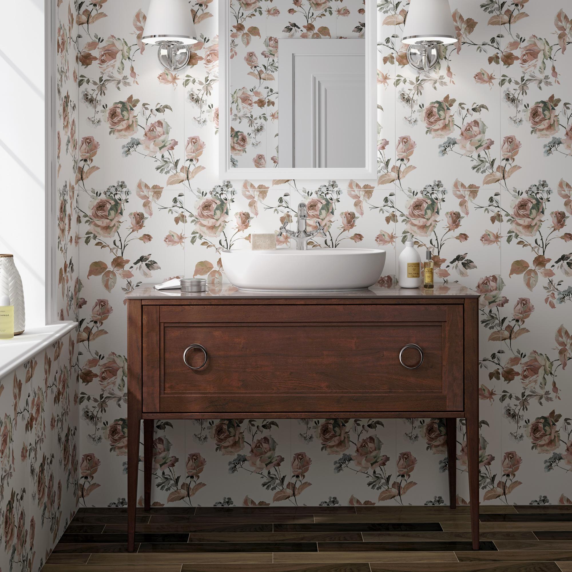 Тумба PLAZA Classic NEO напольная 1+1 ящик 120, орех матовый