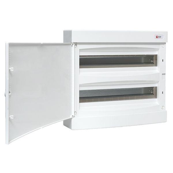 Щит распределительный навесной Unix 2х18мод. IP41 бел. дверь PROxima EKF ux-2x18-nw