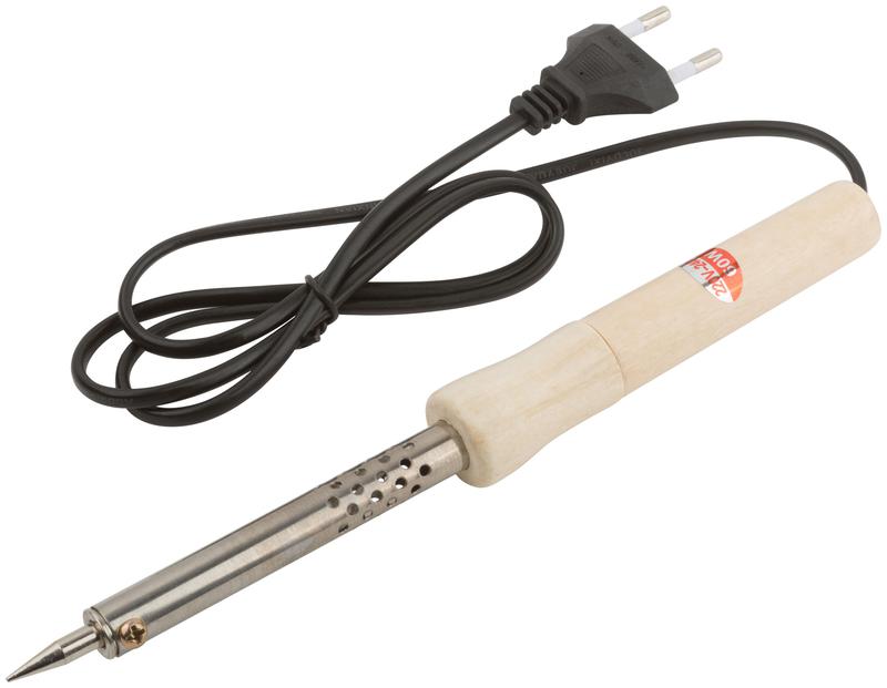 Паяльник 60Вт деревянная ручка MOS 60468М