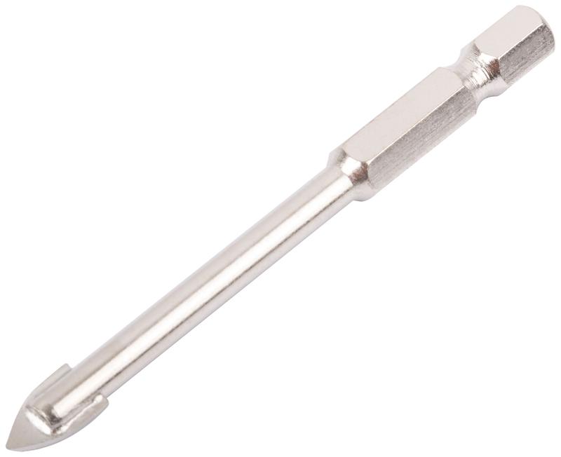 Сверло по кафелю шестигранный U-хвостовик под биту 6мм FIT 36016