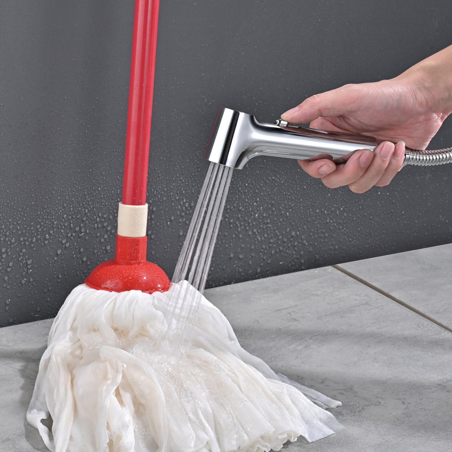 Гигиенический душ со смесителем Rose R235, хром