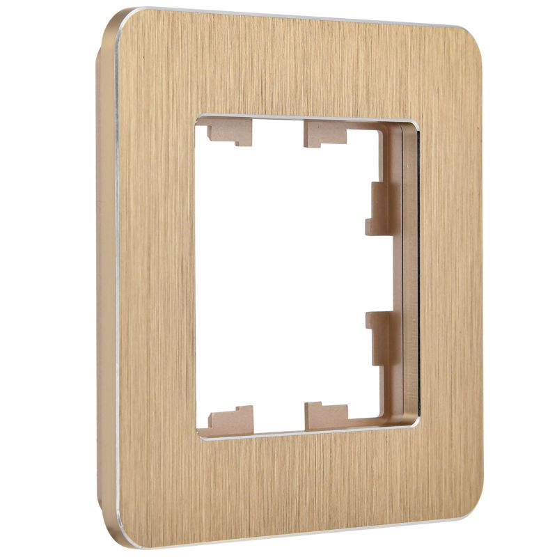 Рамка 1-м BRITE РУ-1-1-Бр метал. шампань RE AL IEK BR-M12-M-21-K37