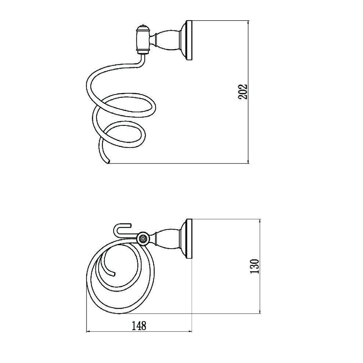 Держатель для фена Savol S-006633H, черный