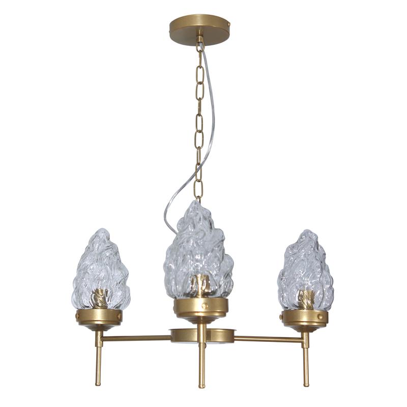 Светильник "Фламенко" 131 НПБ 01-3х40-101 Е14 [ИМ] подвесной зол. Элетех 1005405318