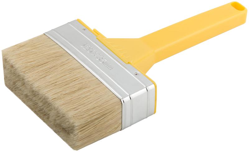 Макловица натуральная светлая щетина сплошной пластиковый корпус полая ручка "мини" 35х125мм FIT 01648