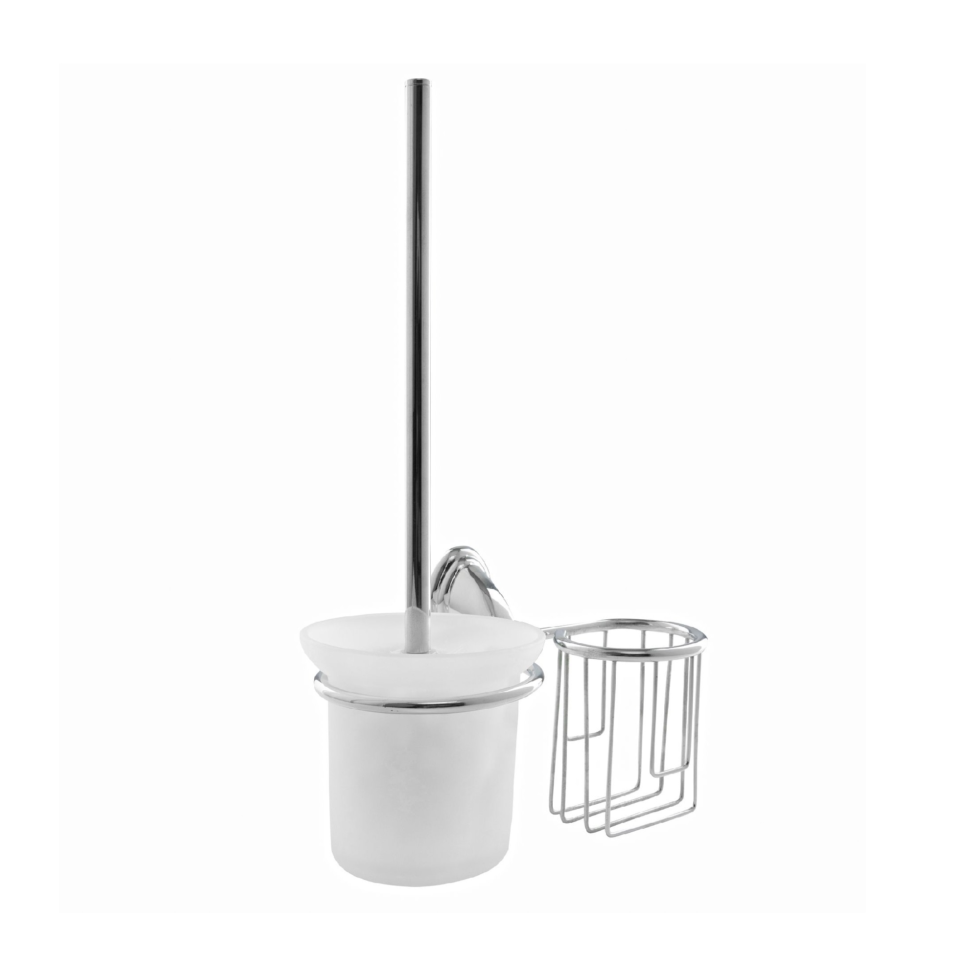 Ершик с держателем освежителя Savol S-L03194, хром