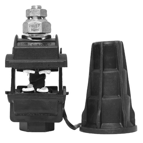 Зажим ответвительный прокалывающий N70 25-150/16-120кв.мм (голый провод/СИП) инд. упак. EKF n-70-r