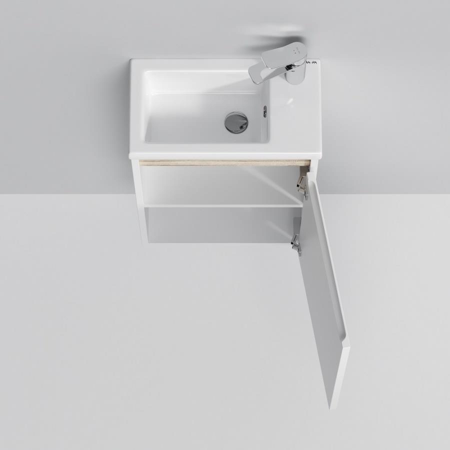 M85AFHX0451WG X-Joy, База под раковину, подвесная, 45 см, 1 дверца, белый глянец